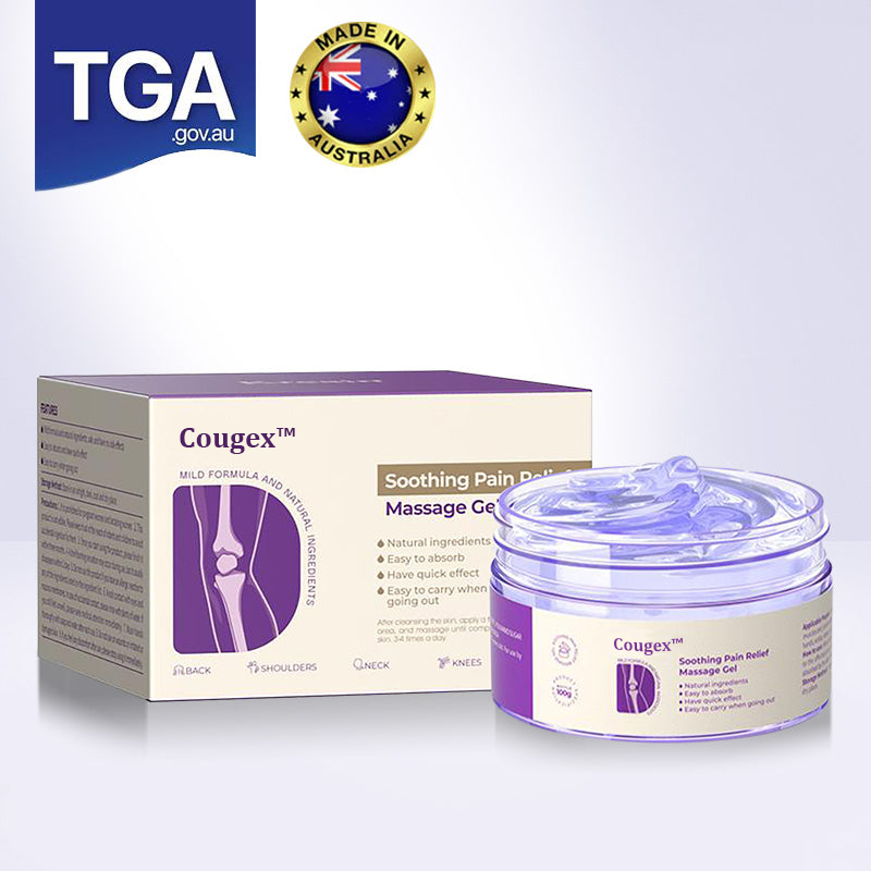 đŠââď¸Cougex⢠Turmeric & Emu Oil Arthritis Soothing Pain Relief Massage Gel đ¨ââď¸Australian Osteopathic Association ďźAOAďźApproved
