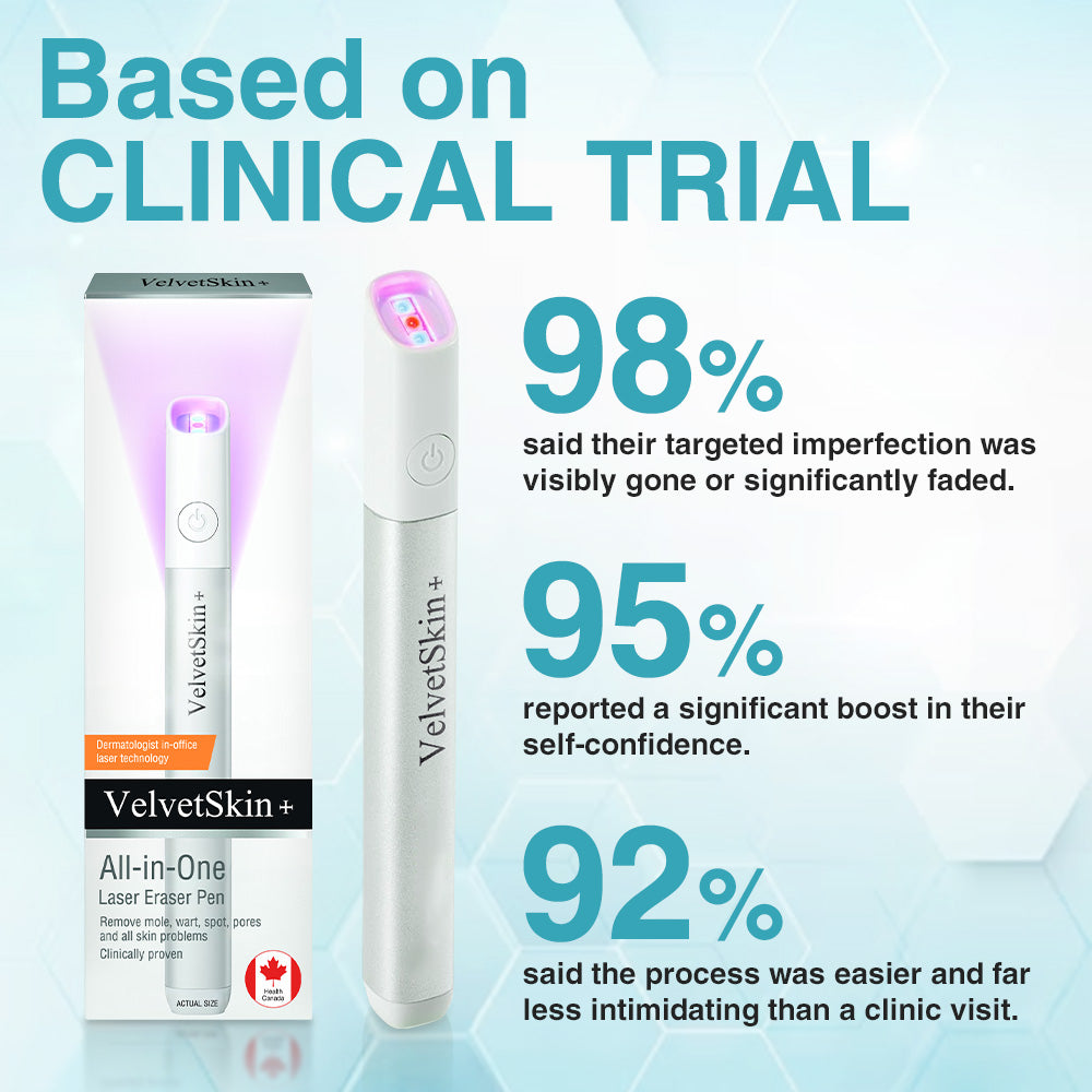 ☂WeHealthine® VelvetSkin+Series ⚔️All-in-One Laser Eraser Pen🖊️ (🔬Powered by CO₂ laser technology – effectively removes moles, warts, skin tags, pigmentation spots, and other skin imperfections)