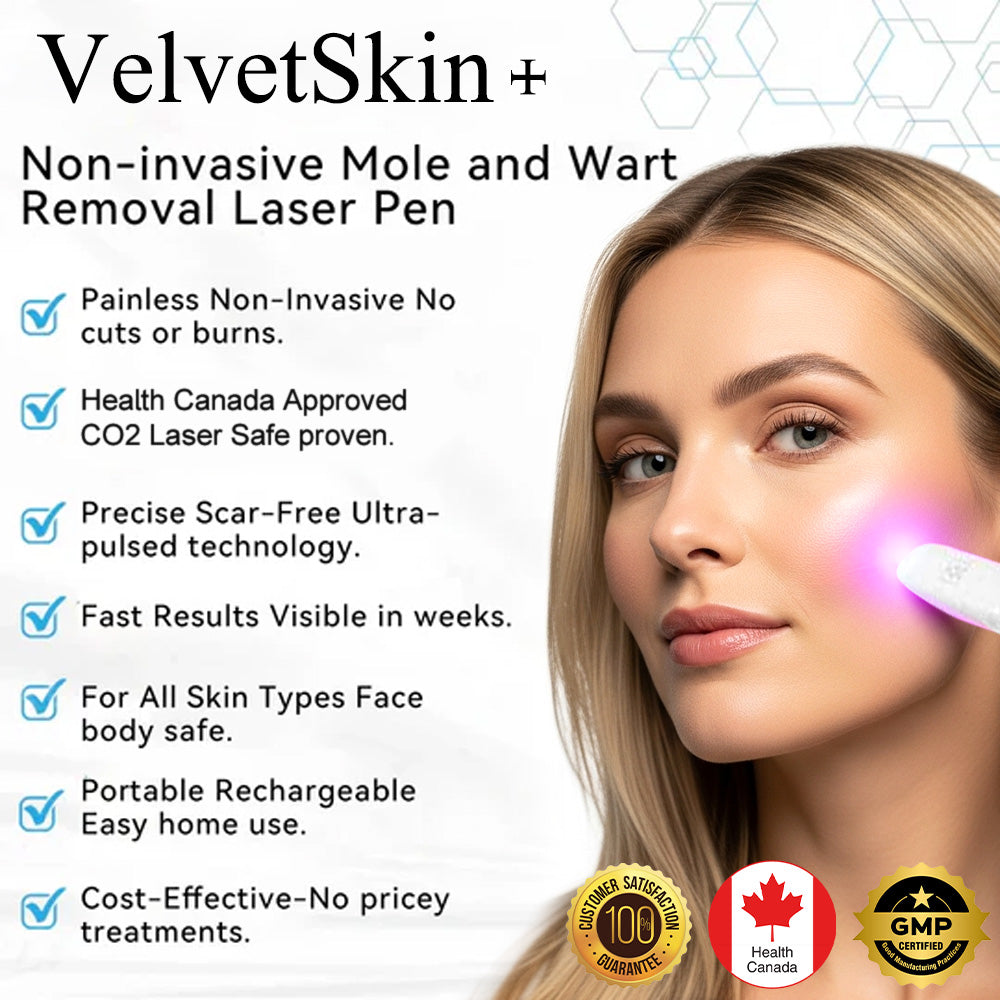 ☂WeHealthine® VelvetSkin+Series ⚔️All-in-One Laser Eraser Pen🖊️ (🔬Powered by CO₂ laser technology – effectively removes moles, warts, skin tags, pigmentation spots, and other skin imperfections)