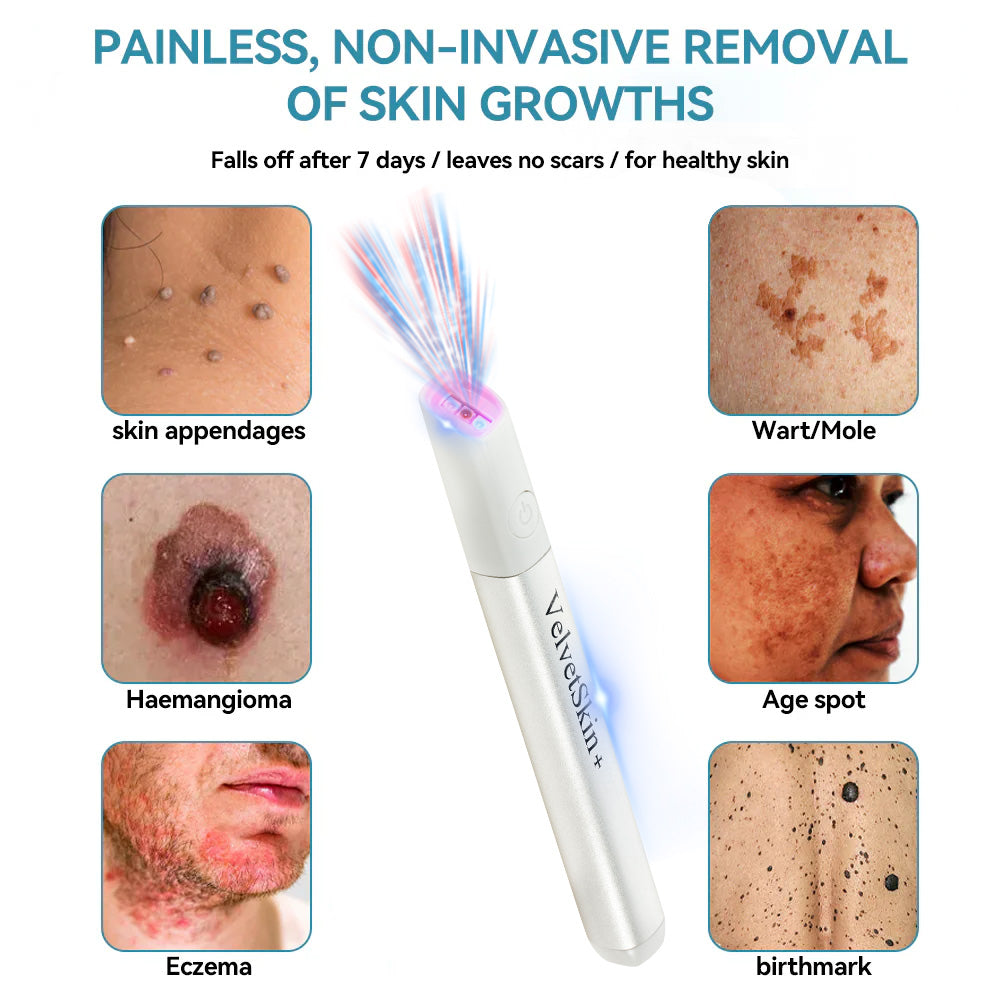 ☂WeHealthine® VelvetSkin+Series ⚔️All-in-One Laser Eraser Pen🖊️ (🔬Powered by CO₂ laser technology – effectively removes moles, warts, skin tags, pigmentation spots, and other skin imperfections)